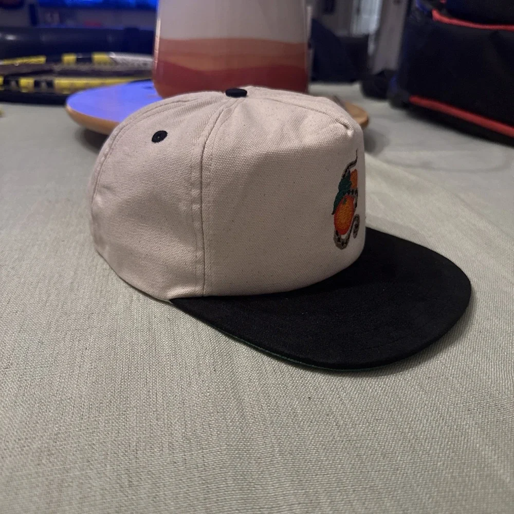 Lafavre Orange Blossom Snake Embroidered Snap back Hat